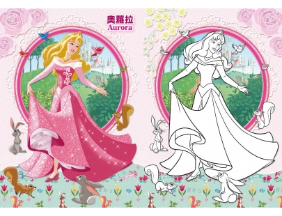 迪士尼公主 童話貼貼畫-夢想篇